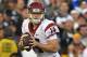 FILE - In this Monday, Jan. 2, 2017, file photo, Southern California quarterback Sam Darnold looks to pass during the first half of the Rose Bowl NCAA college football game against Penn State in Pasadena, Calif. Darnold was selected to the Associated Press 2016 All-Bowl Team, announced on Wednesday, Jan. 4, 2017. (AP Photo/Mark J. Terrill)