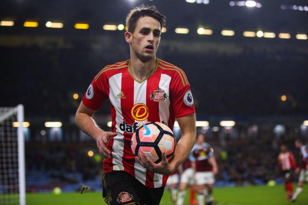 BURNLEY, ENGLAND - JANUARY 17: Adnan Januzaj of Sunderland during The Emirates FA Cup Third Round Replay between Burnley and Sunderland  at Turf Moor on January 17, 2017 in Burnley, England. (Photo by Robbie Jay Barratt - AMA/Getty Images)