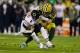 GREEN BAY, WI - NOVEMBER 9: Quarterback Jay Cutler #6 of the Chicago Bears is sacked by Clay Matthews #52 of the Green Bay Packers in the second quarter during the NFL game at Lambeau Field on November 09, 2014 in Green Bay, Wisconsin. (Photo Tom Lynn /Getty Images)