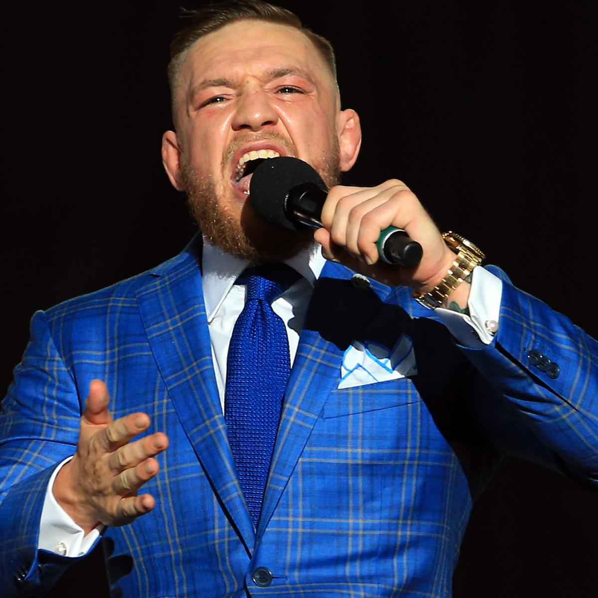 Conor McGregor Gets Revenge for Mic Being Cut off During May-Mac World ...