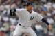 NEW YORK, NY - JUNE 25: Tyler Webb #36 of the New York Yankees pitches against the Texas Rangers during the fifth inning at Yankee Stadium on June 25, 2017 in the Bronx borough of New York City. (Photo by Adam Hunger/Getty Images)