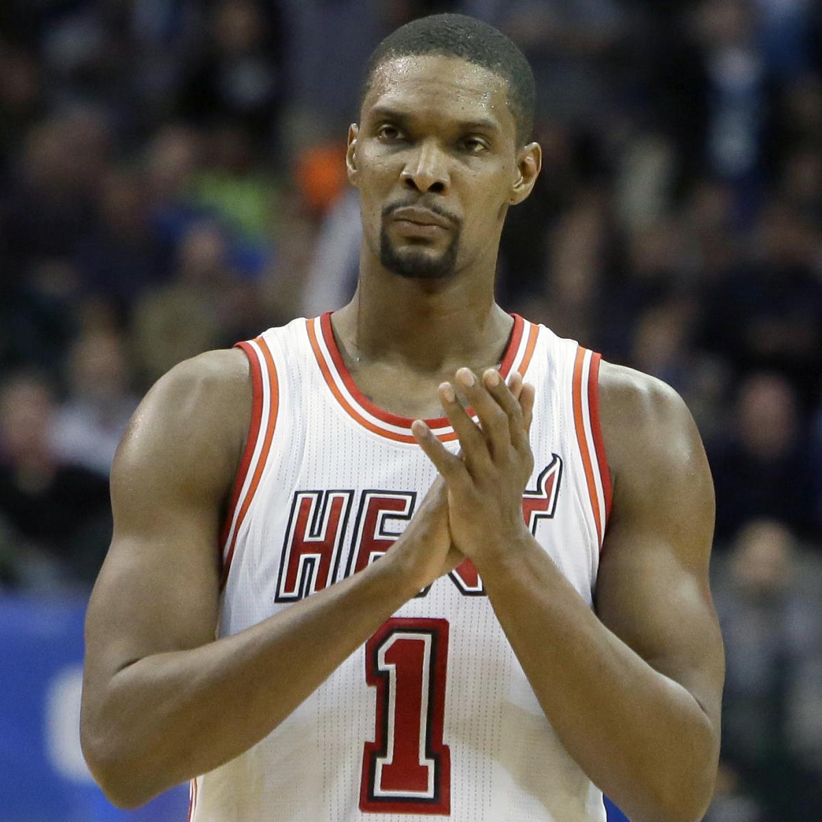 Chris Bosh Says His 'Health Is Great,' Contemplating NBA Comeback