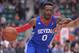 FRISCO, TX - MARCH 11: Russ
Smith #0 of the Delaware 87ers drives the ball during game against the Texas Legends at The Dr Pepper Arena on March 11, 2017 in Frisco, Texas. NOTE TO USER: User expressly acknowledges and agrees that, by downloading and/or using this Photograph, user is consenting to the terms and conditions of the Getty Images License Agreement. Mandatory Copyright Notice: Copyright 2017 NBAE (Photo by Sergio Hentschel/NBAE via Getty Images)