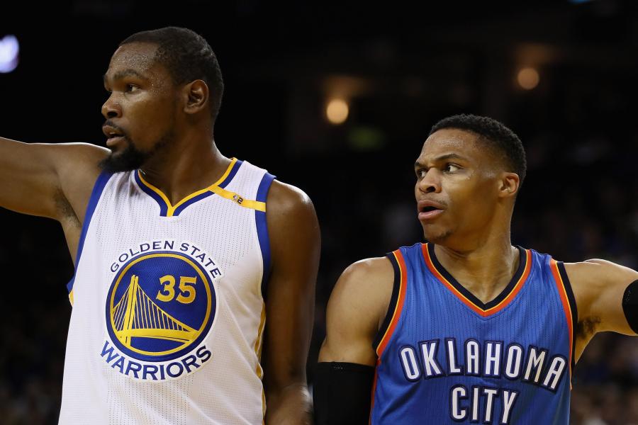 Kevin Durant, Paul George named NBA Players of the Week