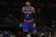 New York Knicks forward Carmelo Anthony during the second half of the team's NBA basketball game against the Los Angeles Clippers, Monday, March 20, 2017, in Los Angeles. (AP Photo/Ryan Kang)