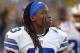 PITTSBURGH, PA - NOVEMBER 13: Wide receiver Lucky Whitehead #13 of the Dallas Cowboys looks on from the field before a game against the Pittsburgh Steelers at Heinz Field on November 13, 2016 in Pittsburgh, Pennsylvania. The Cowboys defeated the Steelers 35-30. (Photo by George Gojkovich/Getty Images)