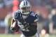 Dallas Cowboys running back Ezekiel Elliott runs the ball in the first half of an NFL football game against the Cleveland Browns, Sunday, Nov. 6, 2016, in Cleveland. Dallas won 35-10. (AP Photo/David Richard)