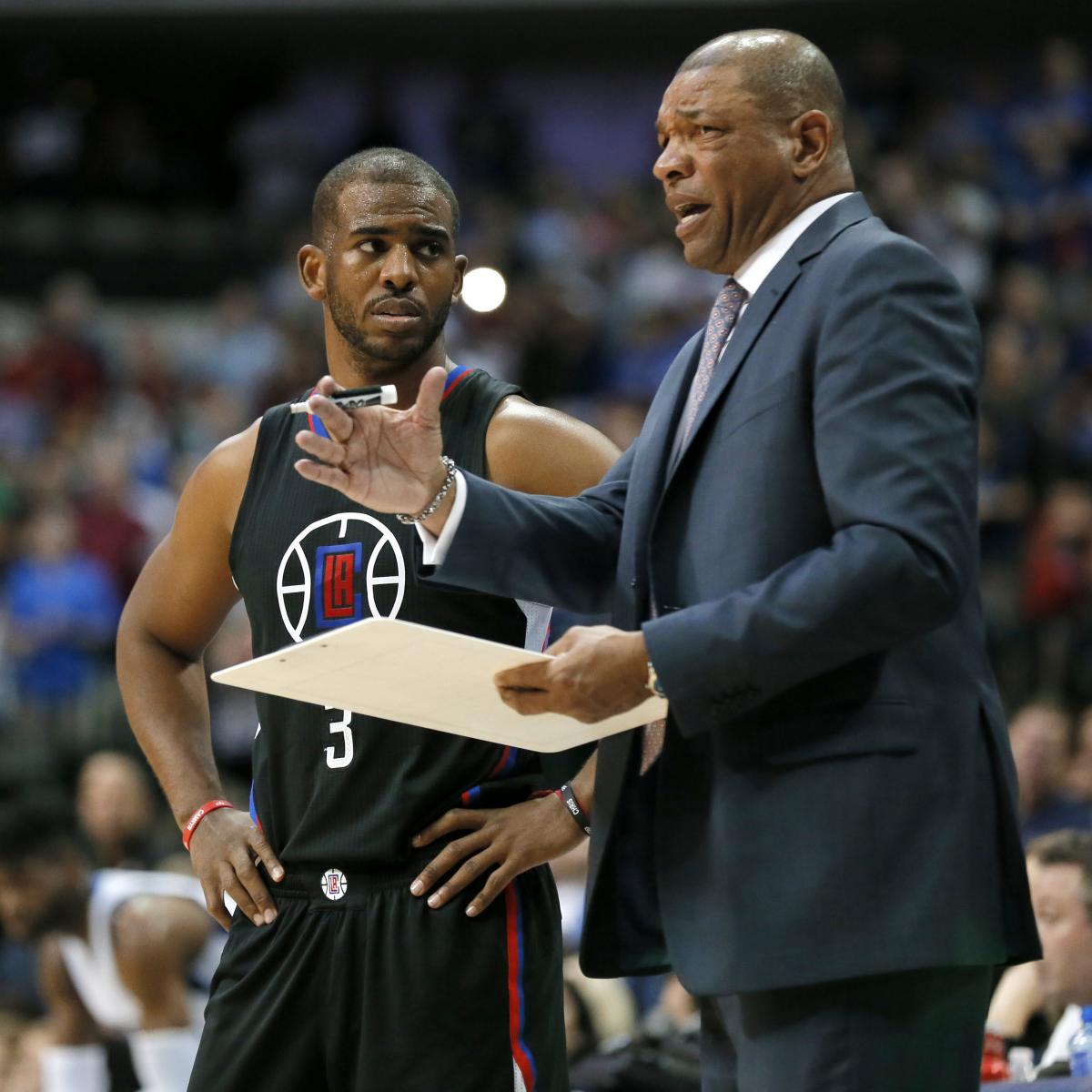 Doc Rivers Says Clippers Will Have Ball Movement with Chris Paul Joining Rockets - Bleacher Report