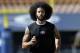 December 24, 2016; Los Angeles, CA, USA; San Francisco 49ers quarterback Colin Kaepernick (7) before playing against the Los Angeles Rams at Los Angeles Memorial Coliseum. Mandatory Credit: Gary A. Vasquez-USA TODAY Sports