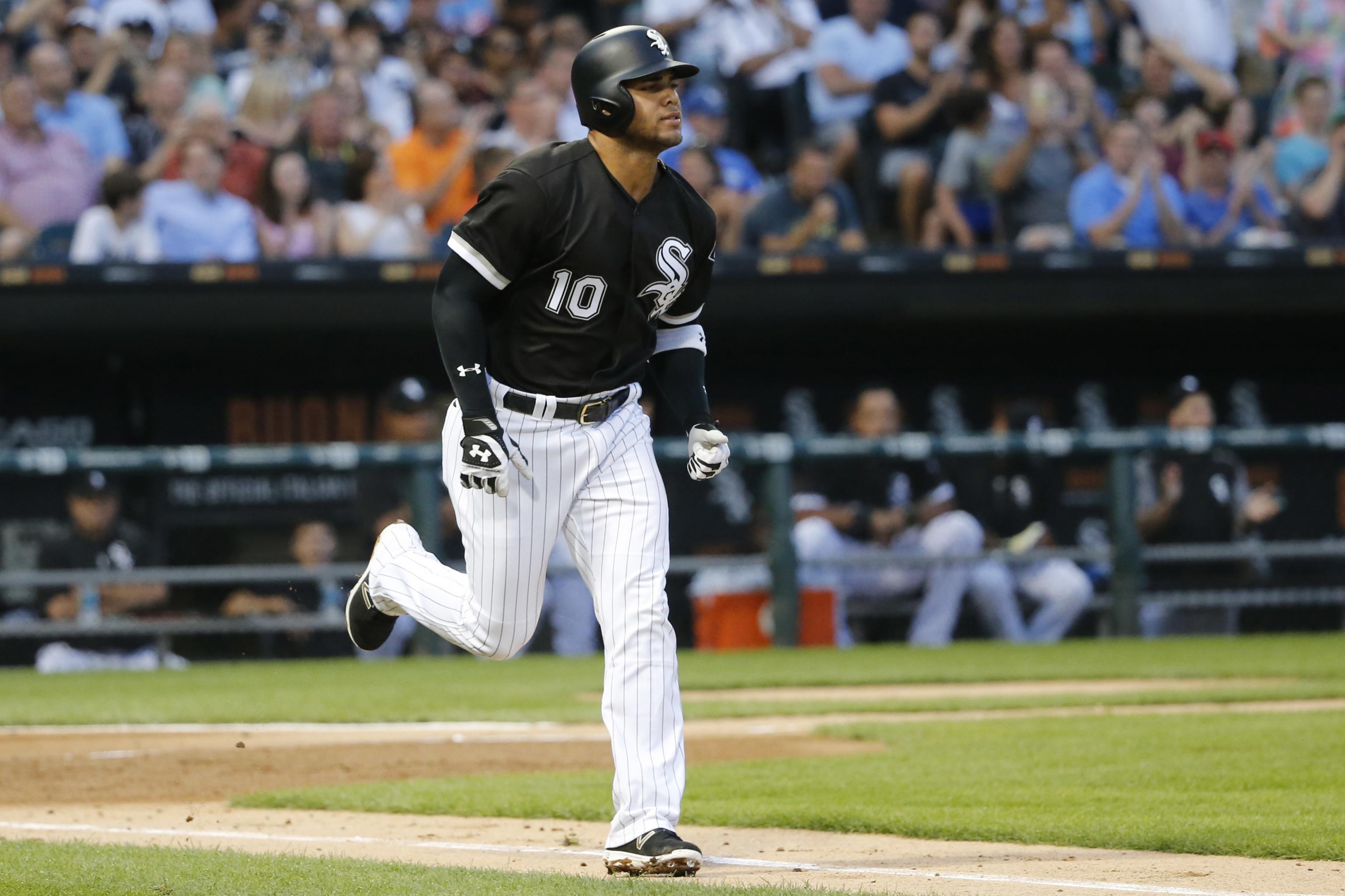 Yoan Moncada of the Chicago White Sox walks during a game against