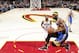 CLEVELAND, OH - JUNE 7: Ian Clark #21 of the Golden State Warriors drives to the basket against the Cleveland Cavaliers in Game Three of the 2017 NBA Finals on June 7, 2017 at Quicken Loans Arena in Cleveland, Ohio. NOTE TO USER: User expressly acknowledges and agrees that, by downloading and or using this photograph, user is consenting to the terms and conditions of Getty Images License Agreement. Mandatory Copyright Notice: Copyright 2017 NBAE (Photo by Nathaniel S. Butler/NBAE via Getty Images)