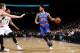 NEW YORK, NY - MARCH 16: Derrick Rose #25 of the New York Knicks handles the ball during the game against the Brooklyn Nets on March 16, 2017 at Madison Square Garden in New York City, New York. NOTE TO USER: User expressly acknowledges and agrees that, by downloading and or using this photograph, User is consenting to the terms and conditions of the Getty Images License Agreement. Mandatory Copyright Notice: Copyright 2017 NBAE (Photo by Nathaniel S. Butler/NBAE via Getty Images)