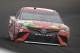 Race driver driver Kyle Busch (18) drives through the first turn during practice for the NASCAR auto race at Indianapolis Motor Speedway, in Indianapolis Saturday, July 22, 2017. (AP Photo/Michael Conroy)