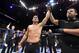 UNIONDALE, NY - JULY 22: Chris Weidman celebrates after defeating Kelvin Gastelum in their middleweight bout during the UFC Fight Night event inside the Nassau Veterans Memorial Coliseum on July 22, 2017 in Uniondale, New York. (Photo by Josh Hedges/Zuffa LLC/Zuffa LLC via Getty Images)