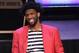 NEW YORK, NEW YORK - MAY 16: Joel Embiid #21 of the Philadelphia 76ers represents his team during the 2017 NBA Draft Lottery at the New York Hilton in New York, New York. NOTE TO USER: User expressly acknowledges and agrees that, by downloading and or using this Photograph, user is consenting to the terms and conditions of the Getty Images License Agreement. Mandatory Copyright Notice: Copyright 2017 NBAE (Photo by Michael J. Lebrecht II/NBAE via Getty Images)
