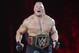FILE - In this March 29, 2015, file photo, Brock Lesnar makes his entrance at Wrestlemania XXXI in Santa Clara, Calif. Lesnar, the former WWE and UFC heavyweight champion, was selected Monday, June 27, 2016, as the cover superstar for the WWE 2K17 video game that is set for an Oct. 11 release. (AP Photo/Don Feria, File)