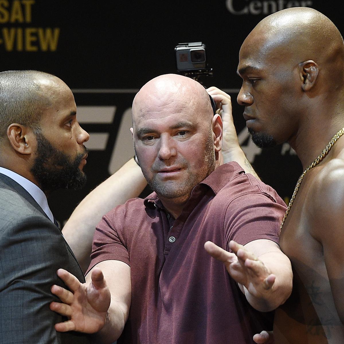 Jon Jones, Daniel Cormier Call Each Other Crackheads at UFC 214 Presser | Bleacher ...