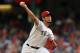 ARLINGTON, TX - JULY 26: Yu Darvish #11 of the Texas Rangers throws against the Miami Marlins in the second inning at Globe Life Park in Arlington on July 26, 2017 in Arlington, Texas. (Photo by Ronald Martinez/Getty Images)