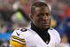 Jan 22, 2017; Foxborough, MA, USA; Pittsburgh Steelers running back Le'Veon Bell (26) reacts after the game against the New England Patriots in the 2017 AFC Championship Game at Gillette Stadium. Mandatory Credit: Geoff Burke-USA TODAY Sports