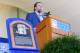 COOPERSTOWN, NY - JULY 30: Jeff Bagwell gives his induction speech at Clark Sports Center during the Baseball Hall of Fame induction ceremony on July 30, 2017 in Cooperstown, New York. (Photo by Mike Stobe/Getty Images)