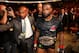 ANAHEIM, CA - JULY 29: Tyron Woodley celebrates after his unanimous-decision victory over Demian Maia of Brazil in their UFC welterweight championship bout during the UFC 214 event at Honda Center on July 29, 2017 in Anaheim, California. (Photo by Christian Petersen/Zuffa LLC/Zuffa LLC via Getty Images)