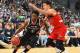 MELBOURNE, AUSTRALIA - FEBRUARY 12: Casper Ware of United drives to the basket during the round 19 NBL match between Melbourne United and the Perth Wildcats at Hisense Arena on February 12, 2017 in Melbourne, Australia. (Photo by Quinn Rooney/Getty Images)