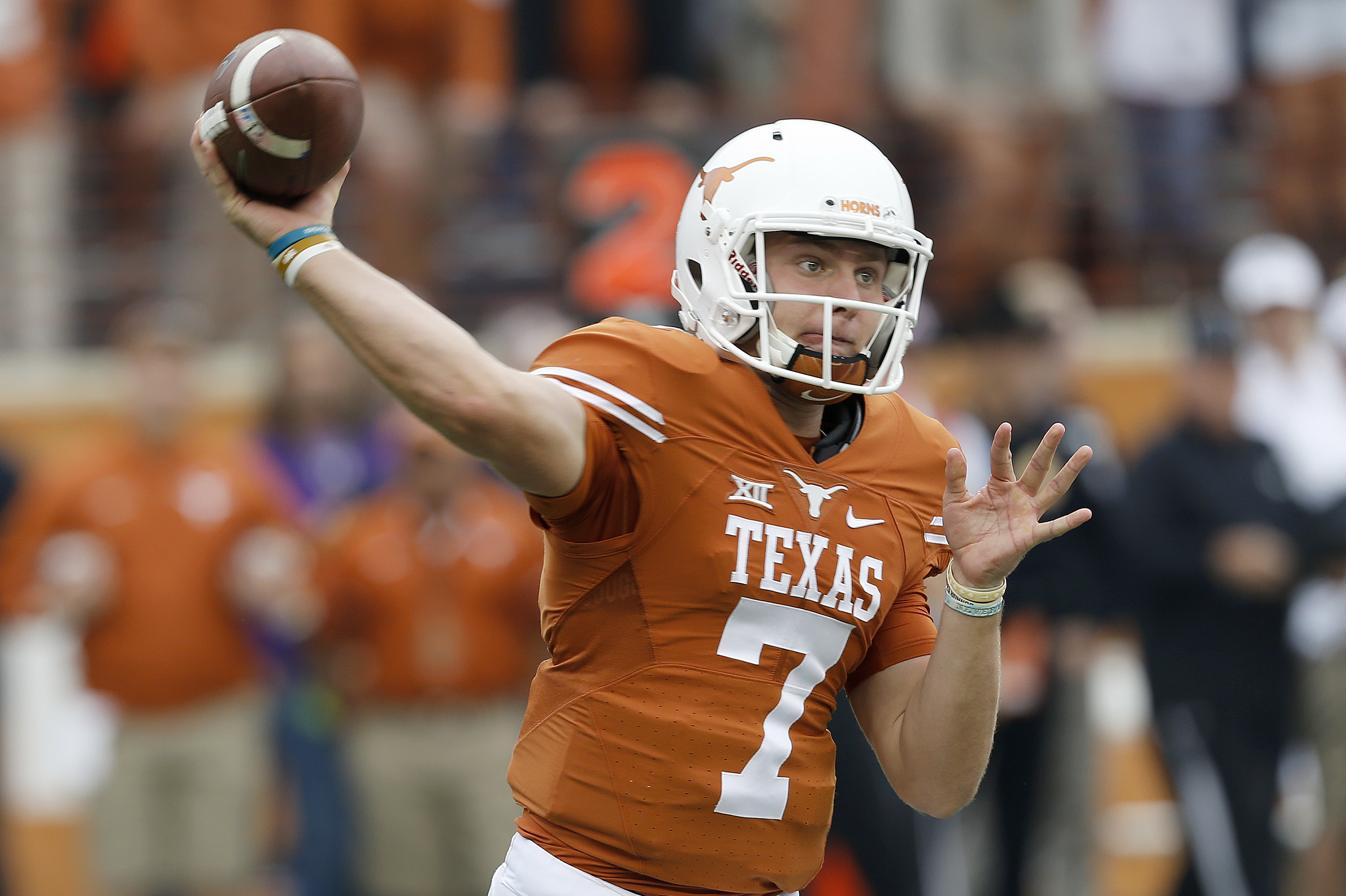 Texas quotable: Tom Herman sensed anxiety in Shane Buechele, revealed what  he told junior QB at halftime