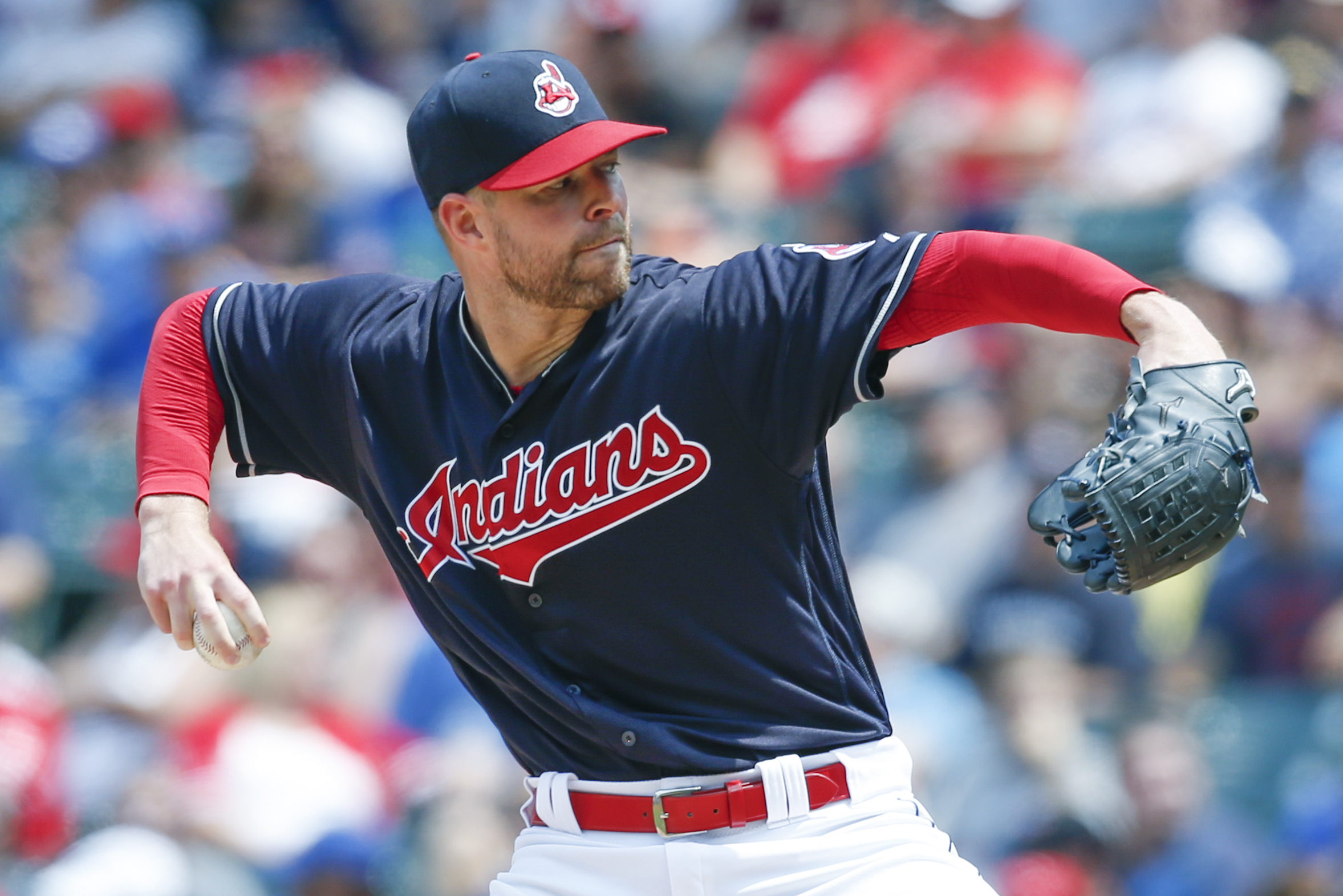 Indians ace Corey Kluber is thrilled to watch Game 3 of the NBA
