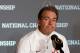 TAMPA, FL - JANUARY 09: Head coach Nick Saban of the Alabama Crimson Tide speaks during a press conference after the Clemson Tigers defeated the Alabama Crimson Tide 35-31 in the 2017 College Football Playoff National Championship Game at Raymond James Stadium on January 9, 2017 in Tampa, Florida. (Photo by Brian Blanco/Getty Images)