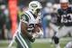 FOXBORO, MA - DECEMBER 24: Running Back Bilal Powell #29 of the New York Jets has a long gain against the New England Patriots at Gillette Stadium on December 24, 2016 in Foxboro, Massachusetts. (Photo by Al Pereira/Getty Images)