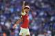 LONDON, ENGLAND - AUGUST 06: Alex Oxlade-Chamberlain of Arsenal celebrates his teams victory during the The FA Community Shield final between Chelsea and Arsenal at Wembley Stadium on August 6, 2017 in London, England. (Photo by Dan Mullan/Getty Images)