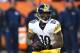DENVER, CO - JANUARY 17: Martavis Bryant #10 of the Pittsburgh Steelers in action during the game against the Denver Broncos at Sports Authority Field At Mile High on January 17, 2016 in Denver, Colorado. The Broncos defeated the Steelers 23-16. (Photo by Rob Leiter via Getty Images)