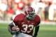 COLUMBIA, SC - SEPTEMBER 17: Le'Ron McClain #33 of the Alabama Crimson Tide runs with the ball against the South Carolina Gamecocks on September 17, 2005 at Williams-Brice Stadium in Columbia, South Carolina. (Photo by Joe Robbins/Getty Images)
