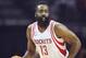 May 5, 2017; Houston, TX, USA; Houston Rockets guard James Harden (13) dribbles against the San Antonio Spurs in game three of the second round of the 2017 NBA Playoffs at Toyota Center. San Antonio won 103-92. Mandatory Credit: Thomas B. Shea-USA TODAY Sports