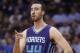 Charlotte Hornets center Frank Kaminsky III (44) in the first quarter during an NBA basketball game against the Phoenix Suns, Thursday, March 2, 2017, in Phoenix. (AP Photo/Rick Scuteri)
