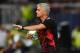 SKOPJE, MACEDONIA - AUGUST 08: Jose Mourinho, Manager of Manchester United gives his team instructions during the UEFA Super Cup final between Real Madrid and Manchester United at the Philip II Arena on August 8, 2017 in Skopje, Macedonia. (Photo by Dan Mullan/Getty Images)