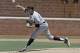Army's Chris Rowley pitches during an NCAA college baseball tournament regional game in Charlottesville, Va., Friday, May 31, 2013. Virginia defeated Army 2-1. (AP Photo/Steve Helber)