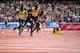 LONDON, ENGLAND - AUGUST 12: Usain Bolt of Jamaica competes in the Men's 4x100 Metres Relay heats during day nine of the 16th IAAF World Athletics Championships London 2017 at The London Stadium on August 12, 2017 in London, United Kingdom. (Photo by Matthias Hangst/Getty Images)