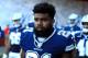LOS ANGELES, CA - AUGUST 12: Ezekiel Elliott #21 of the Dallas Cowboys looks on prior to a a presason game against the Los Angeles Rams at Los Angeles Memorial Coliseum on August 12, 2017 in Los Angeles, California. (Photo by Sean M. Haffey/Getty Images)