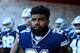 LOS ANGELES, CA - AUGUST 12: Ezekiel Elliott #21 of the Dallas Cowboys looks on prior to a a presason game against the Los Angeles Rams at Los Angeles Memorial Coliseum on August 12, 2017 in Los Angeles, California. (Photo by Sean M. Haffey/Getty Images)