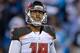 CHARLOTTE, NC - OCTOBER 10: Roberto Aguayo #19 of the Tampa Bay Buccaneers reacts after missinf a field goal against the Carolina Panthers during the game at Bank of America Stadium on October 10, 2016 in Charlotte, North Carolina. (Photo by Grant Halverson/Getty Images)
