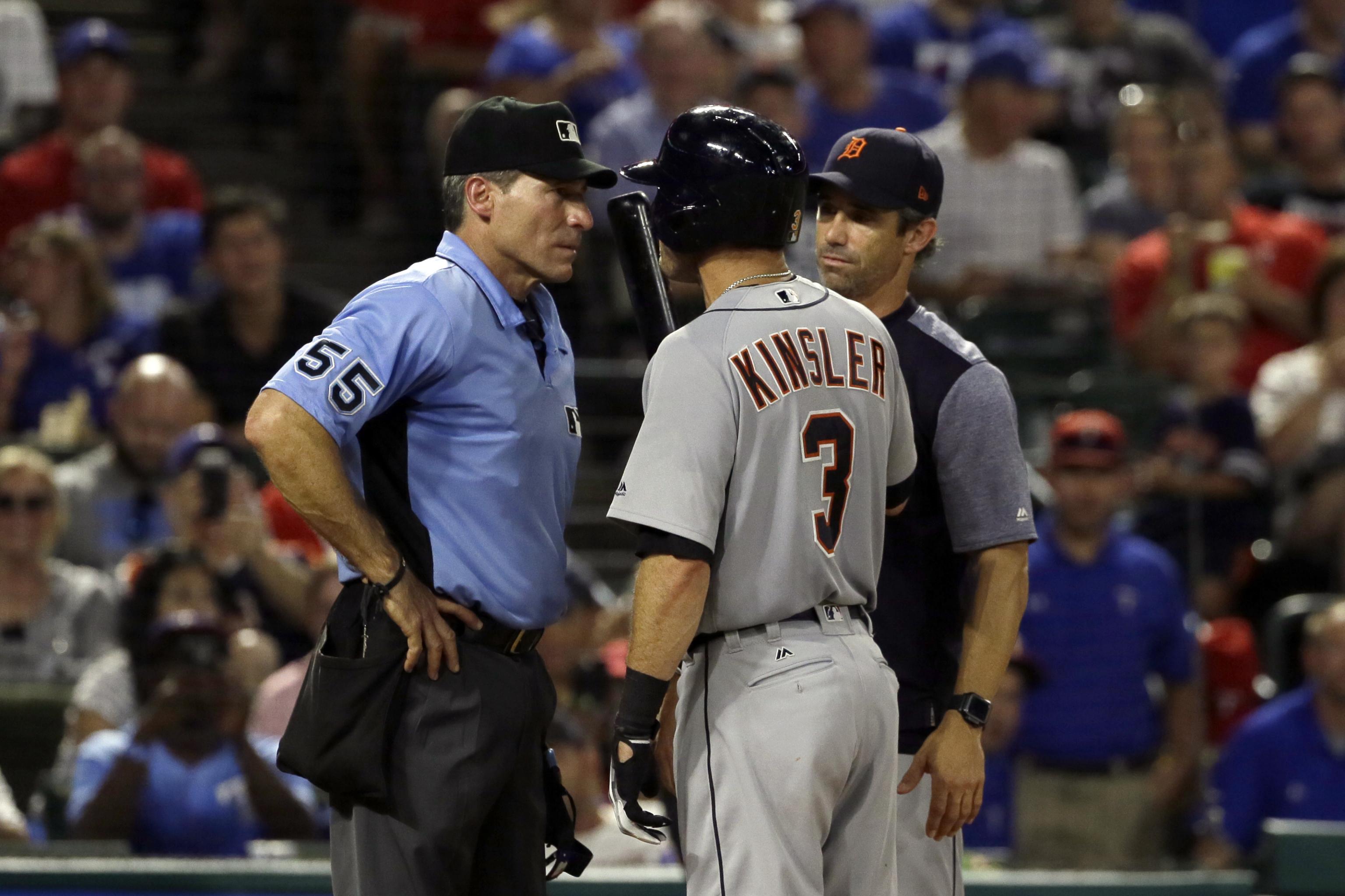 Padres' Ian Kinsler ejected from game he's not playing in