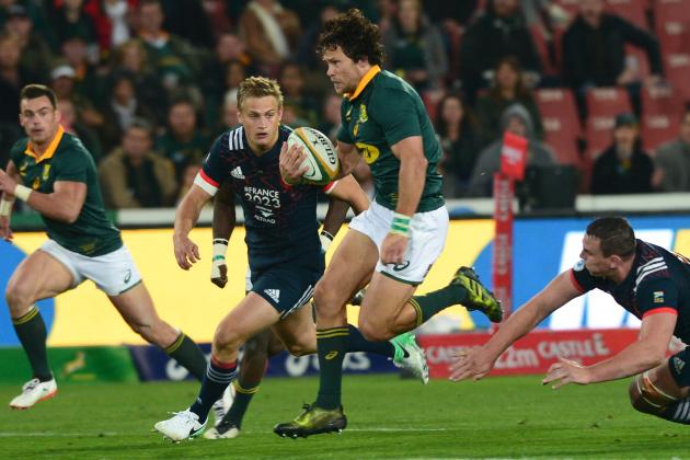 JOHANNESBURG, SOUTH AFRICA - JUNE 24: Jan Serfontein of the Springboks during the 3rd Castle Lager Incoming Series Test match between South Africa and France at Emirates Airline Park on June 24, 2017 in Johannesburg, South Africa. (Photo by Lee Warren/Gallo Images/Getty Images)