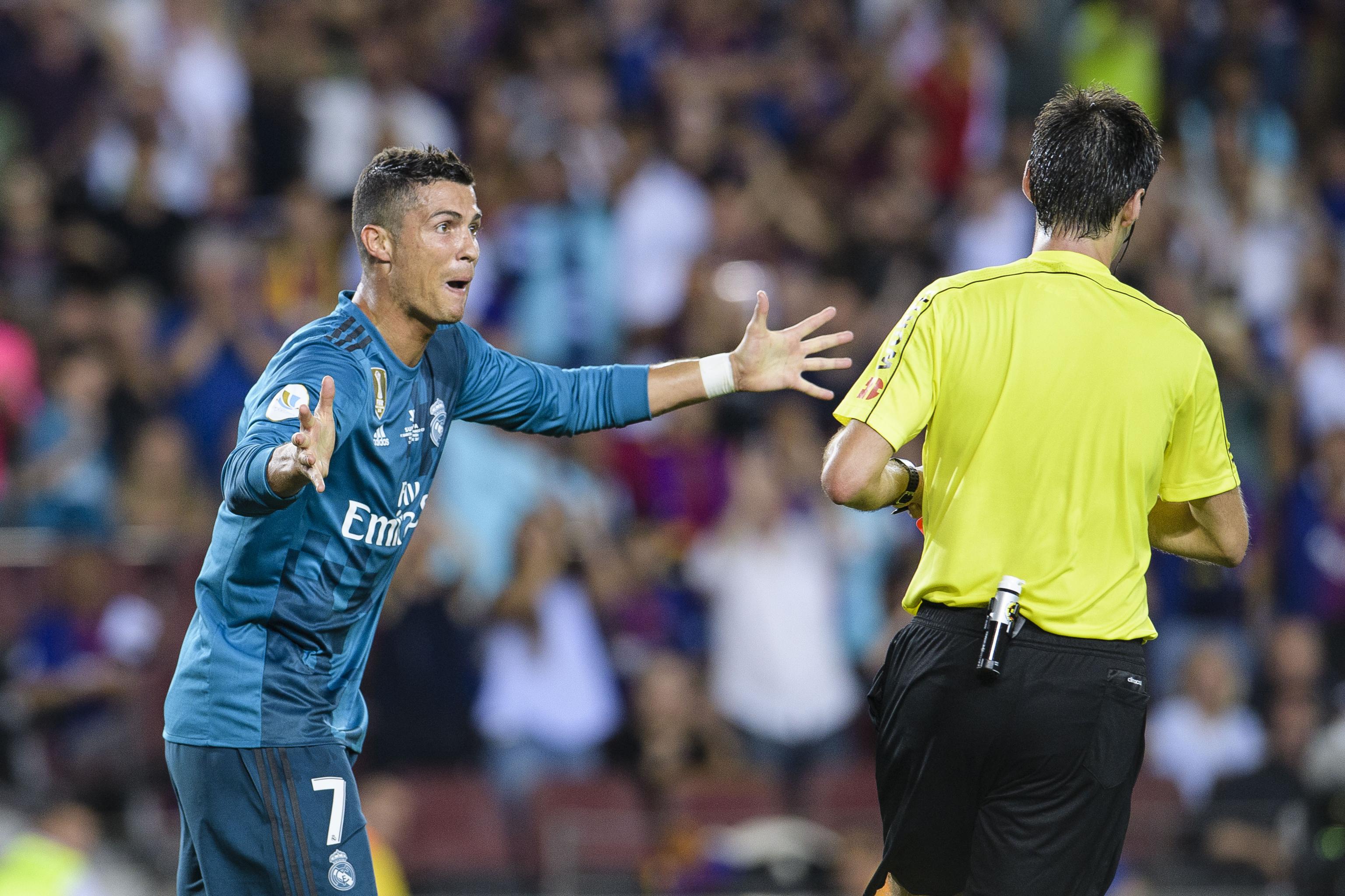 FC Barcelona vs Real Madrid Real Madrid to appeal against second Cristiano  yellow card Real Madrid to appeal against second Cristiano yellow card - AS  USA