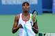 Aug 16, 2017; Mason, OH, USA; Venus Williams (USA) reacts during a stop in play against Ashleigh Barty (AUS) during the Western and Southern Open at the Lindner Family Tennis Center. Mandatory Credit: Aaron Doster-USA TODAY Sports