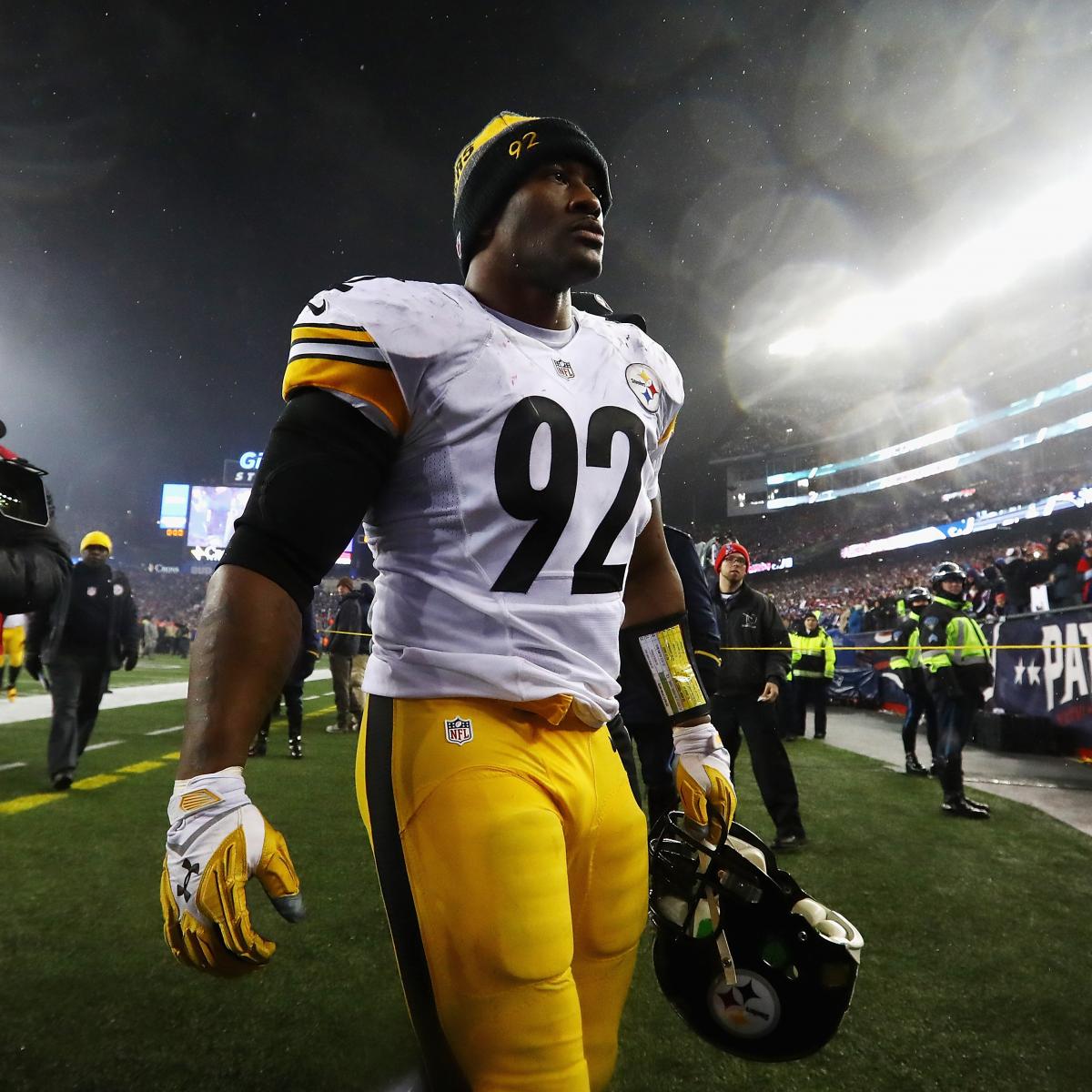 James Harrison 'Fine' with Backup OLB Role Behind Rookie TJ Watt, News,  Scores, Highlights, Stats, and Rumors