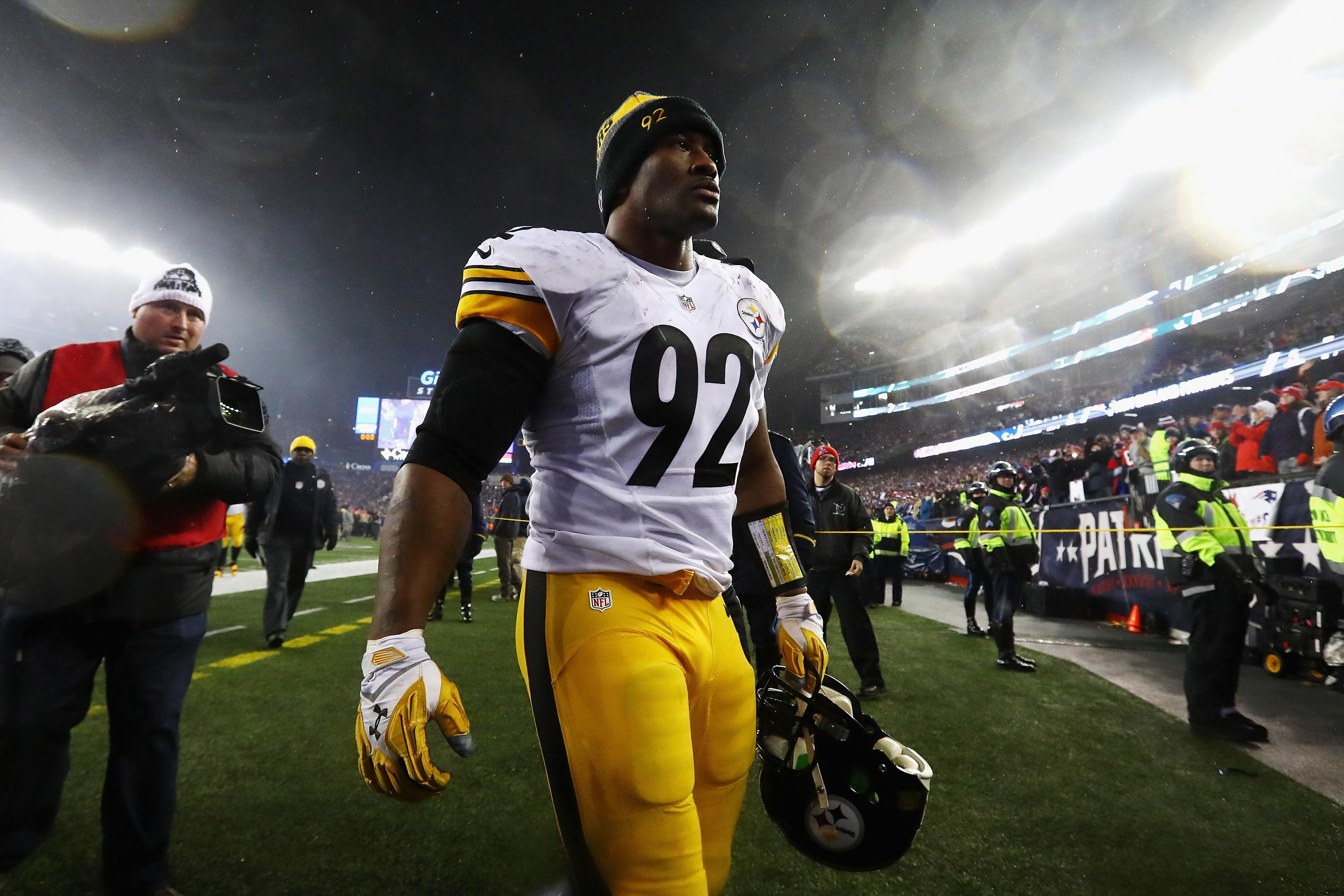 Steelers LB James Harrison checks in at No. 92 on PFF list