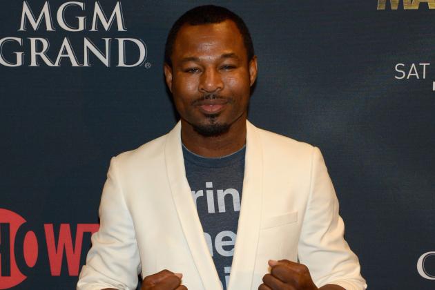 LAS VEGAS, NV - SEPTEMBER 12:  Boxer 'Sugar' Shane Mosley attends the VIP Pre-Fight Party for 'High Stakes: Mayweather v. Berto' presented by Showtime at MGM Grand Garden Arena on September 12, 2015 in Las Vegas, Nevada.  (Photo by Denise Truscello/Getty Images for Showtime)
