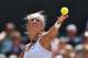 Belarus's Victoria Azarenka serves against Britain's Heather Watson during their women's singles third round match on the fifth day of the 2017 Wimbledon Championships at The All England Lawn Tennis Club in Wimbledon, southwest London, on July 7, 2017. / AFP PHOTO / Glyn KIRK / RESTRICTED TO EDITORIAL USE (Photo credit should read GLYN KIRK/AFP/Getty Images)