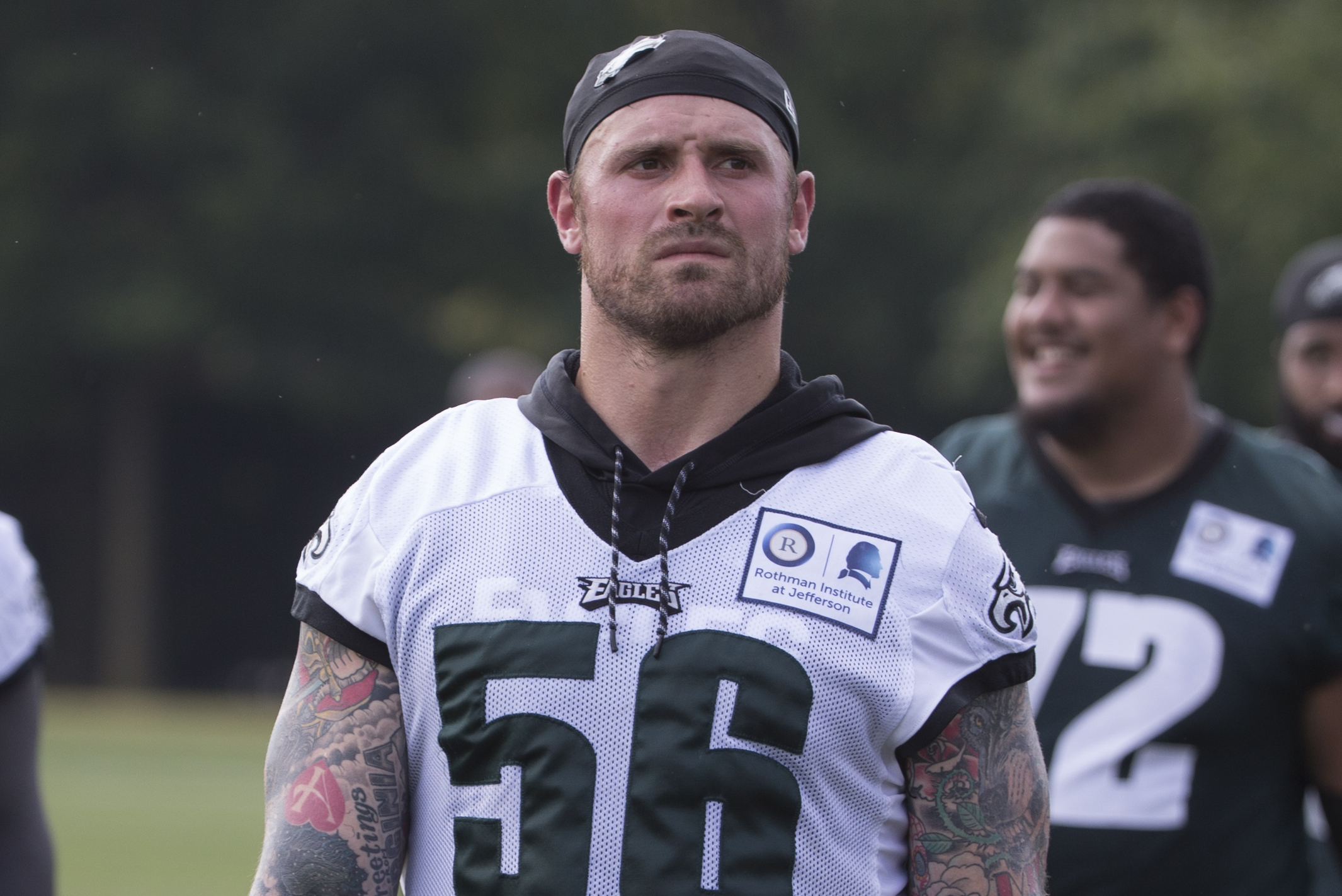 Eagles' Chris Long Joins Malcolm Jenkins as N.F.L. Anthem Protests